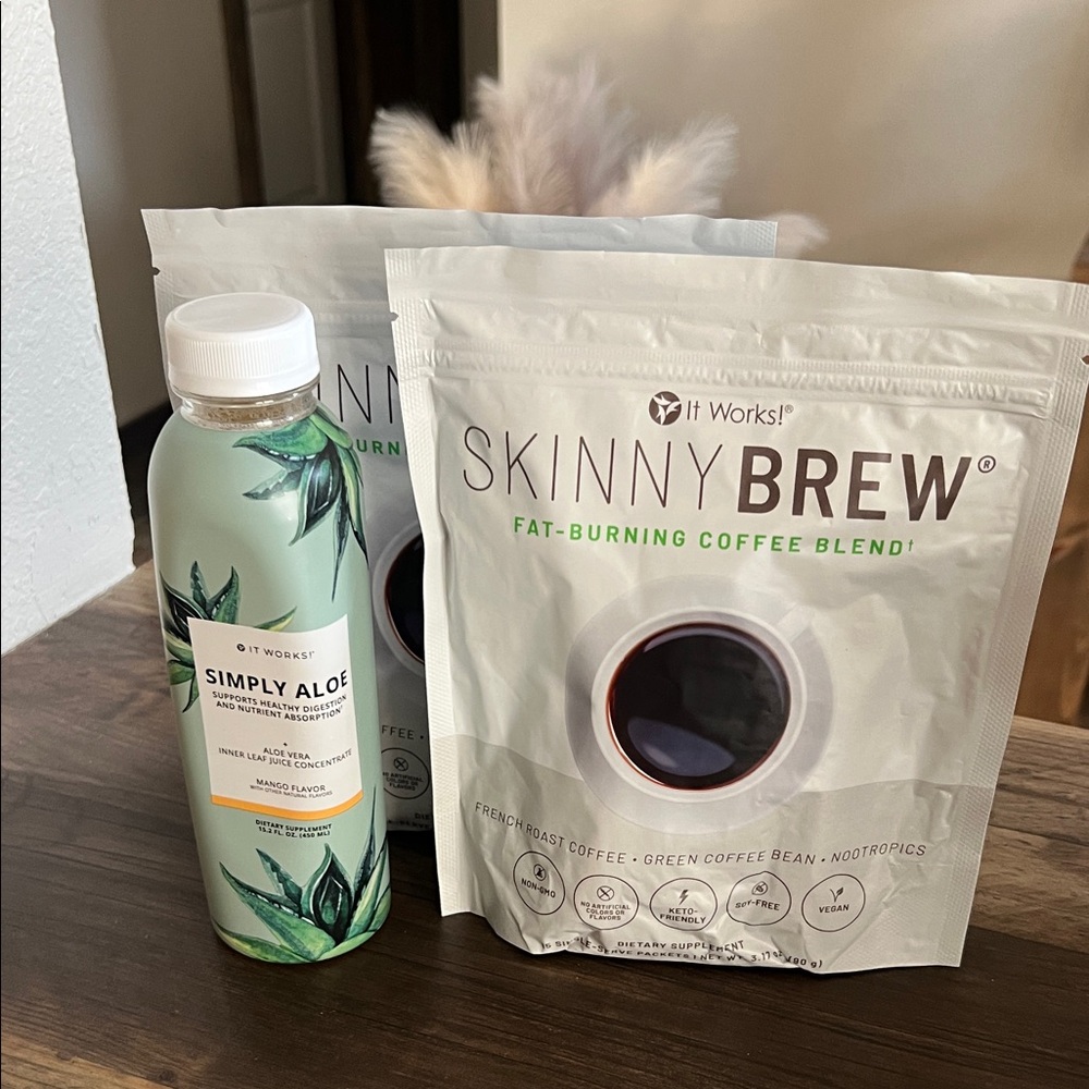 It Works! Skinny Brew and Simply Aloe Set